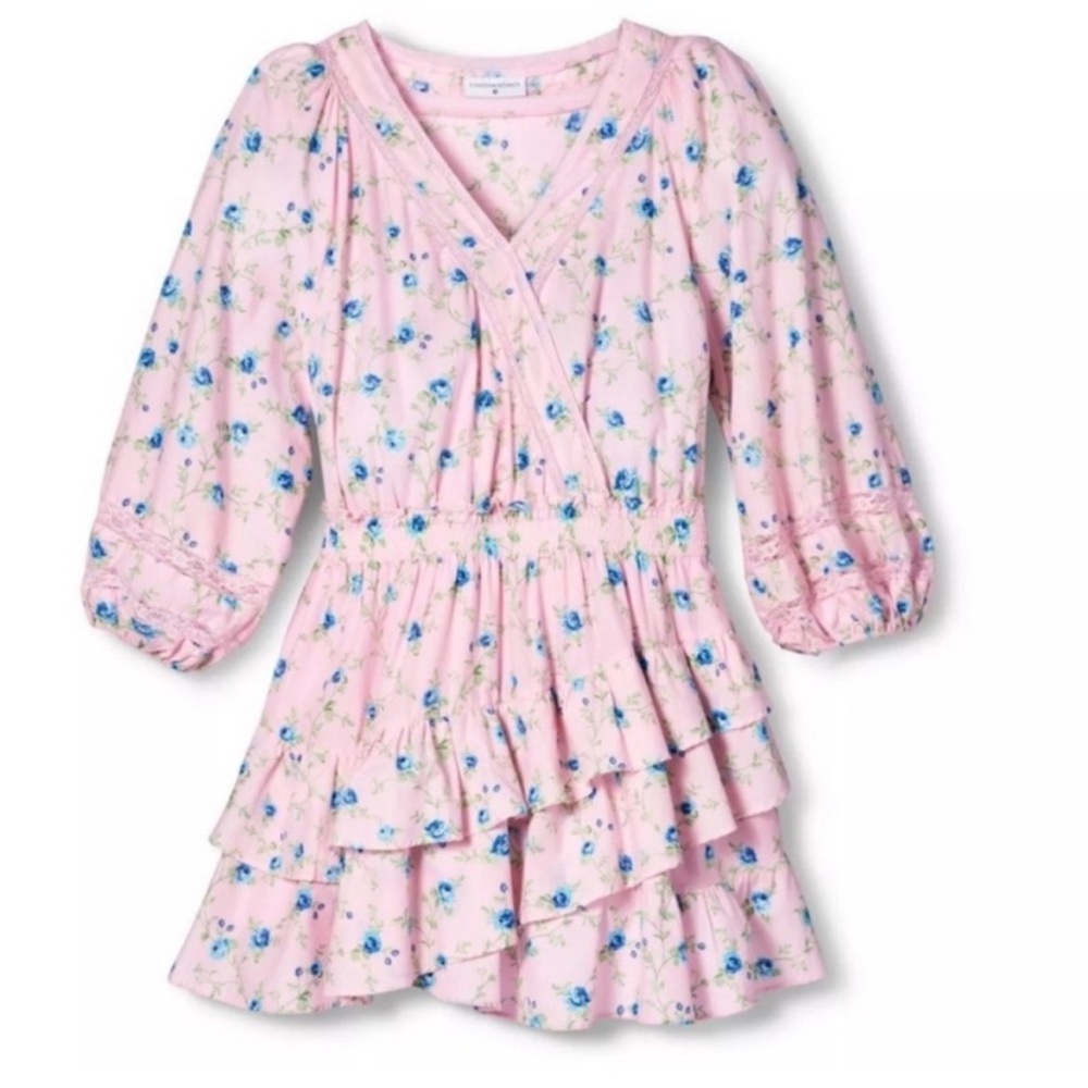 Target X LoveShackFancy floral, ruffle dress